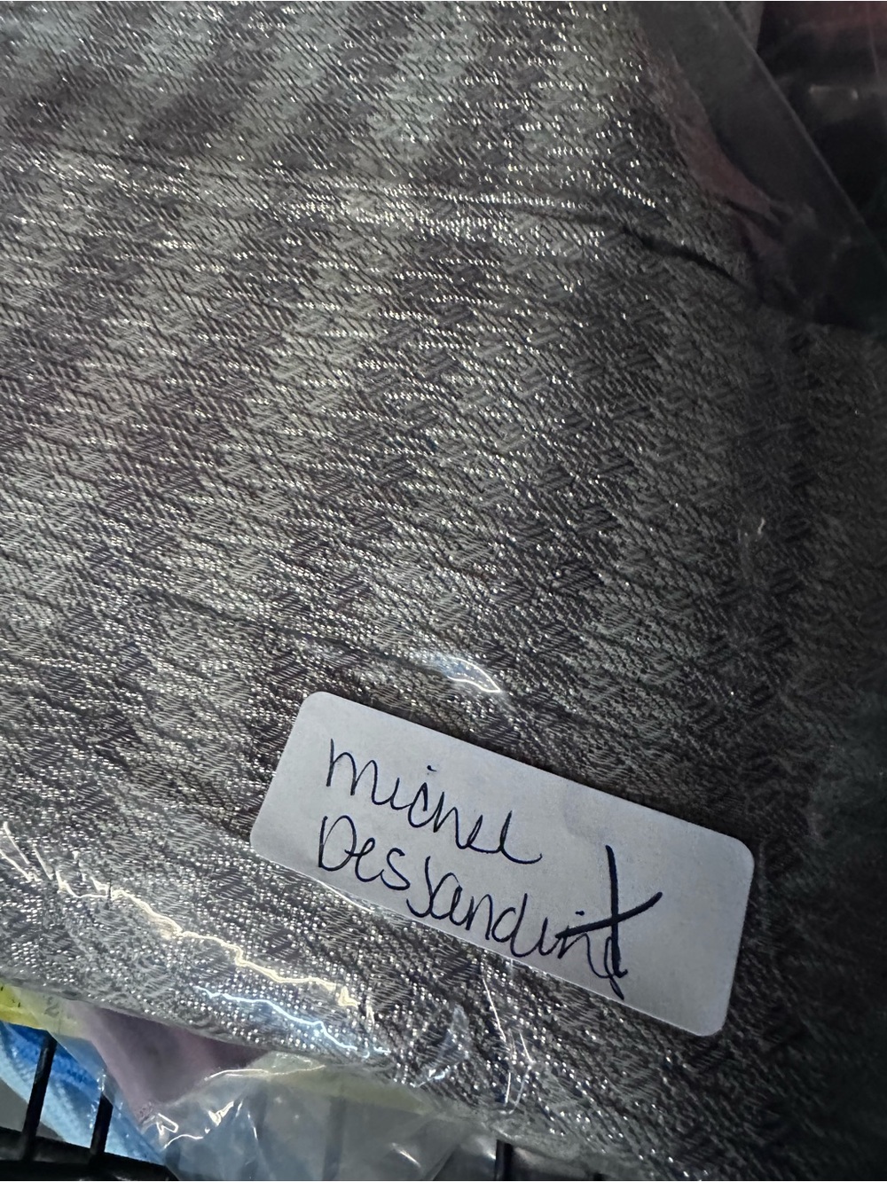 Micheal DesJardins 8 grey metallic stripe front zip old money Can made blazer - Picture 16 of 16